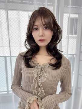 エレリー 栄店(EleRe) 高めレイヤー×艶髪グレージュ