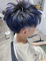 アルファ ヘアー(ALPHA HAIR)&nbsp;メッシュブルーキャップハイライト