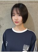 ショートタッセルに顔まわりレイヤー/タッセルボブ/タッセルボブ