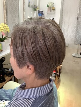 カラーガーデン(Color-garden) おしゃれ染め/全体/コラーゲン/酵素/5分マッサージ【白髪率90%】