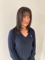 ロマリア 渋谷 渋谷宮益坂(Lomalia)&nbsp;乾かすだけでキマる髪/ミディアムレイヤーカット