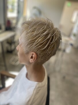 アンクレール 播磨店(en*clair) メンズショート×ホワイトベージュ