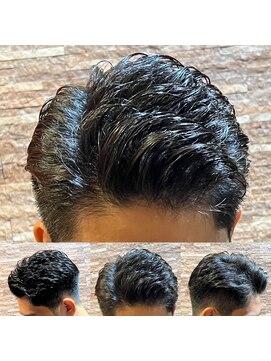 アールドボーテ 理容室(R de Beaute) 銀座 七三アイロンパーマ