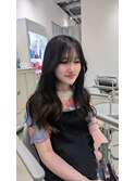 韓国風ロングヘア