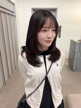 ローレンアオ(LOREN AO) くびれヘア/アプリコットオレンジ/夏のヘアアレンジ/栄矢場