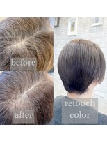 ヴィアスヘアー(vias hair)&nbsp;【白髪活かし】縮毛矯正＆白髪活かしベージュカラー