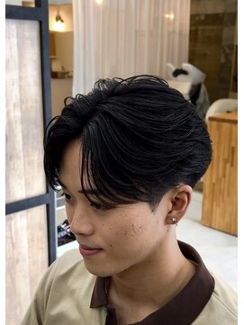 メンズギフト(men's GIFT) 刈り上げツーブロックフェザーパーマメンズマッシュ