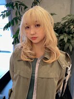 ラヴィズム 松崎店(LUVISM)&nbsp;韓国/顔周りレイヤー/おくれ毛/ベージュ/ダブルカラー/東区/松崎