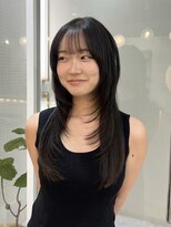 シアアルン 新小岩店(SHEER alun)&nbsp;シルバーアッシュ×ざくざくレイヤー