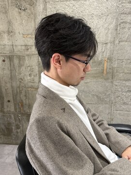 ニアウ 太田店(Niau) MEN’S HAIR/サーフカール/刈り上げセンターパート/太田