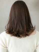 モッズヘア 越谷(mod's hair)&nbsp;ダークアッシュ外ハネ小顔くびれヘア毛先パーマX越谷30代40代