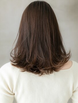 モッズヘア 越谷(mod's hair) ダークアッシュ外ハネ小顔くびれヘア毛先パーマX越谷30代40代