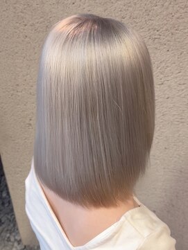 サラジュ 仁川店(SARAJU) 【Wカラー特化】森山担当　ブリーチあり×ホワイトグレージュ