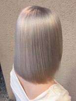 サラジュ 仁川店(SARAJU) 【Wカラー特化】森山担当 ブリーチあり×ホワイトグレージュ