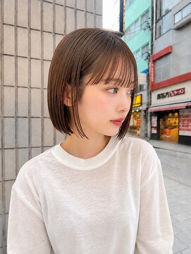 フェイス 石川町 (FACE) ナチュラルストレートボブ×シースルーバング