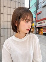フェイス 石川町 (FACE) ナチュラルストレートボブ×シースルーバング
