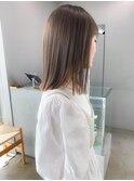 切りっぱなしボブ｜ブリーチなし髪質改善カラー