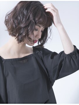 シャンプー ひろせ店(SHAMPOO) 毛先ワンカールと表面のみmixカールでくせ毛風ゆるパーマ