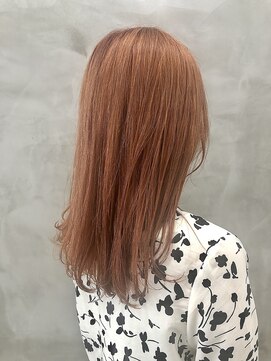 アカ(ACA) 【ACA】ツヤ感アプリコットオレンジピンクのモテガーリー