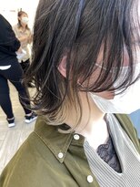 アヴァンス 広島本通店(AVANCE.)&nbsp;外ハネミディアムスタイル×インナーカラー