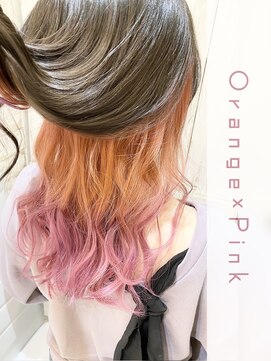 ウーロス(uros.) オレンジ×ピンク