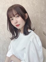 ヒップスデコ(Hip's deco)&nbsp;大人可愛い黒髮小顔ミディアムレイヤー