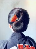 お祭りヘアセット