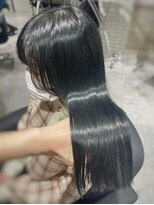 リーオオサカ(Lee Osaka)&nbsp;【暗髪 ＆ 黒髪】グリーンBLACK/新出奈津樹