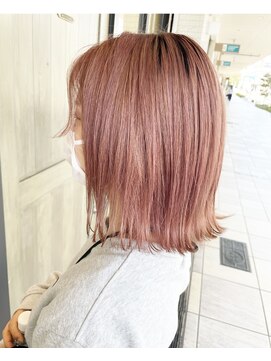オーストヘアーベル 天王寺(Aust hair Belle) pink orange＊