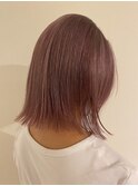パープルグレージュ/ハイトーン/外ハネボブ