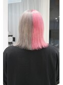 10代20代ブリーチハイトーンツートンカラー
