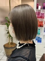 ヘアーアンドメイク サワ 上田本店(SAWA)&nbsp;大人可愛い大人美人くすみカラーアッシュグレーベージュ