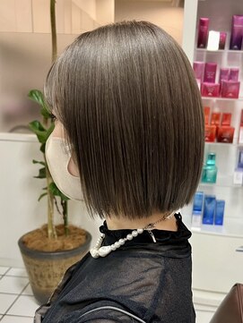 ヘアーアンドメイク サワ 上田本店(SAWA) 大人可愛い大人美人くすみカラーアッシュグレーベージュ