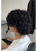 波巻きウェーブパーマ