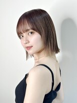 韓国ボブ前髪小顔カットブリーチなし透明感10代20代30代表参道