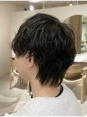 20代~30代メンズシャドウパーマ×ウルフスタイル【仙台】