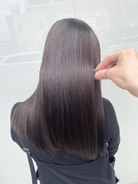 ロエ 元町店(Loe) 縮毛矯正 髪質改善 ブラウンカラー 艶髪 美髪