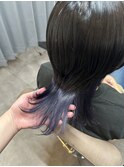 インナーカラー×ブルー【TELAHAIR 成田】