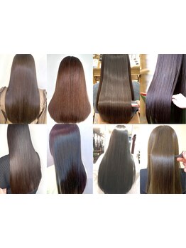 私たちが目指しているのは、半年後も美しく保たれたツヤ髪。数々の施術を経て、叶えたい歴代最高美髪へ。