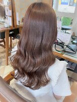 バブ バイネオリーブ(Bab by neolive)&nbsp;セミロング/ハイライト/ホワイトグレージュ/ミルクティー