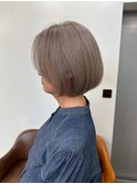 ◇大人可愛い20代30代40代50代前下がりショートボブ丸みショート