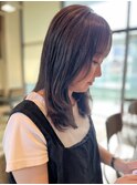 くびれレイヤー×姫カットレイヤー×ミディアム