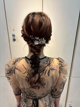 スタイル 横浜(STYLE) 結婚式お呼ばれ編みおろし／ヘアセット/ふわふわ/アレンジ