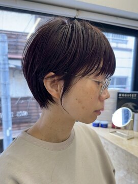 ジュベ 別府店(juve.) 別府ショートボブ顔まわりレイヤーカット髪質改善カラー30代