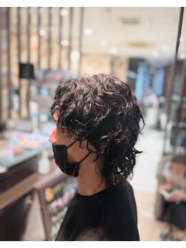 アース 千葉店(HAIR&MAKE EARTH) メンズミディアムパーマ