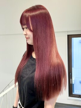 ラック 表参道(LUCK) チェリーレッド/ケアブリーチ/ブリーチ/表参道/原宿