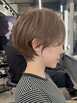 ブレス ヘアデザイン(BLESS hair design) 東静岡ショートボブくびれショートイルミナカラー顔周りレイヤー
