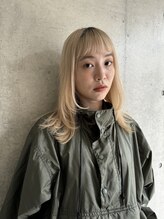 オーダーワン(OORDER1) 顔まわりレイヤー/ブロンド/ブリーチ