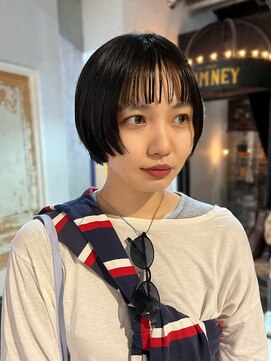 ノラ ヘアーサロン(NORA HAIR SALON) 【ERI】スタイリング簡単オシャレ黒髪ショート