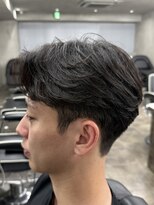 ニコ トウキョウ ロジック(nico TOKYO Logic)&nbsp;メンズセンターパートニュアンスパーマアップバング